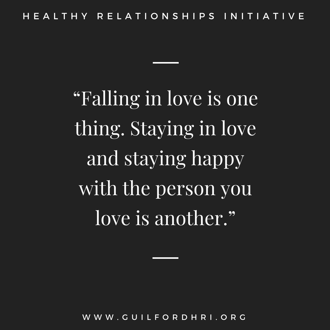 Falling In Love vs. Staying In Love Healthy Relationships Initiative