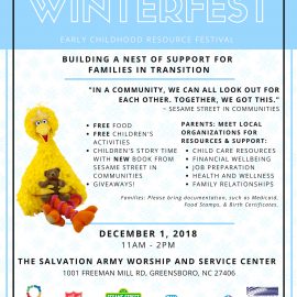 12/1/18: Winterfest: Early Childhood Resource Festival for Families in Transition, 12/1/18
