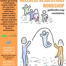 January 5 & 12, 2019: Family Health & Wellness Resolutions Workshop