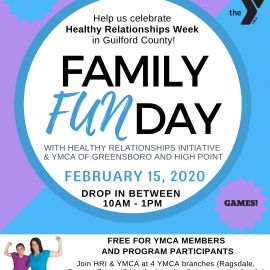 2/15/20: Family Fun Day with HRI & YMCA of Greensboro