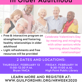 2.14.20 Healthy Relationships in Older Adulthood