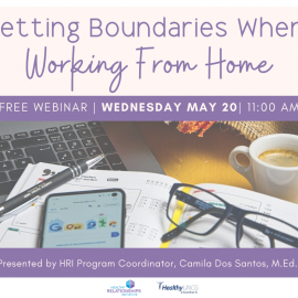 5.20.20 | Webinar: Setting Boundaries When Working From Home