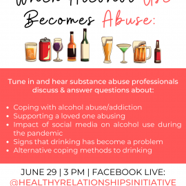 6.29.20 | Webinar: When Alcohol Use Becomes Abuse
