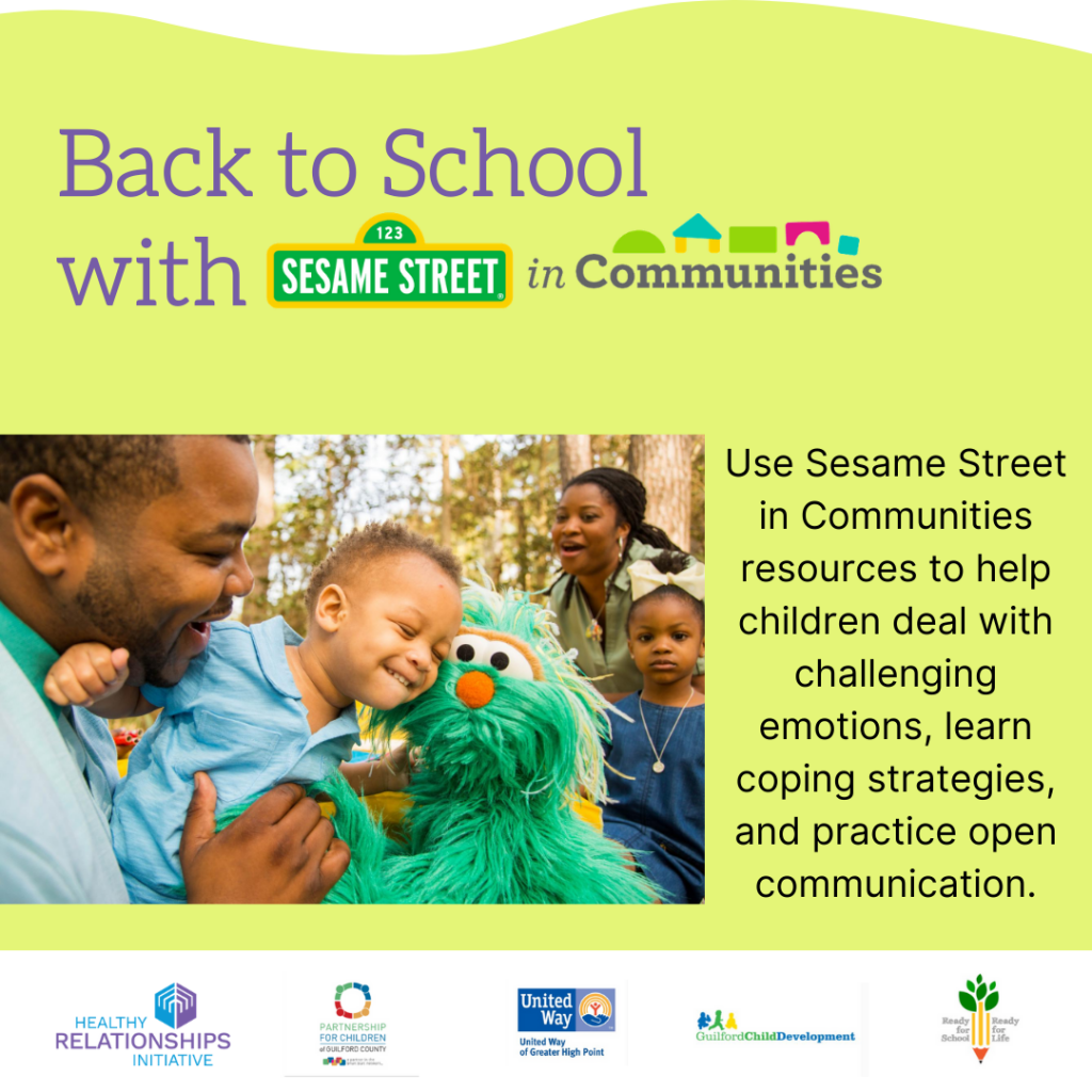 Back to School with Sesame Street in Communities! Healthy