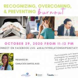 10.29.20 | Recognizing, Overcoming, & Preventing Burnout