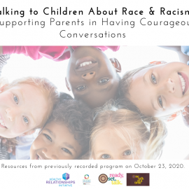 Resources for Talking to Children About Race & Racism